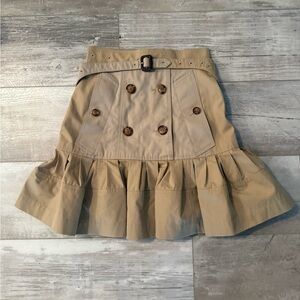 Burberry Mini Skirt Size 0 NWT AUTHENTIC